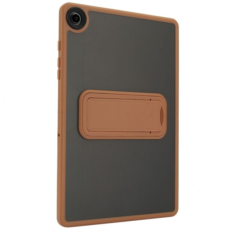 Защитный чехол Deexe Crystal Kickstand для Samsung Galaxy Tab A11 Plus (X230/236) - Gold: фото 3 из 10