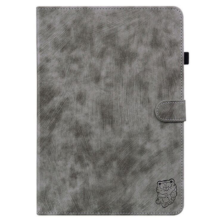 Защитный чехол Deexe Cute Tiger для Lenovo Idea Tab (TB336) - Grey: фото 6 из 6