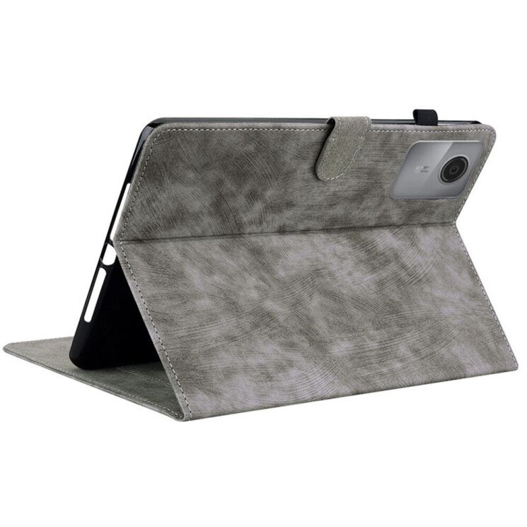 Защитный чехол Deexe Cute Tiger для Lenovo Idea Tab (TB336) - Grey: фото 2 из 6