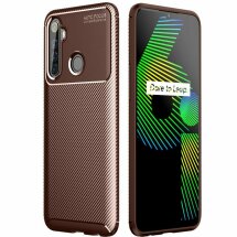 Захисний чохол Deexe Fusion для Realme 6i - Brown: фото 1 з 10