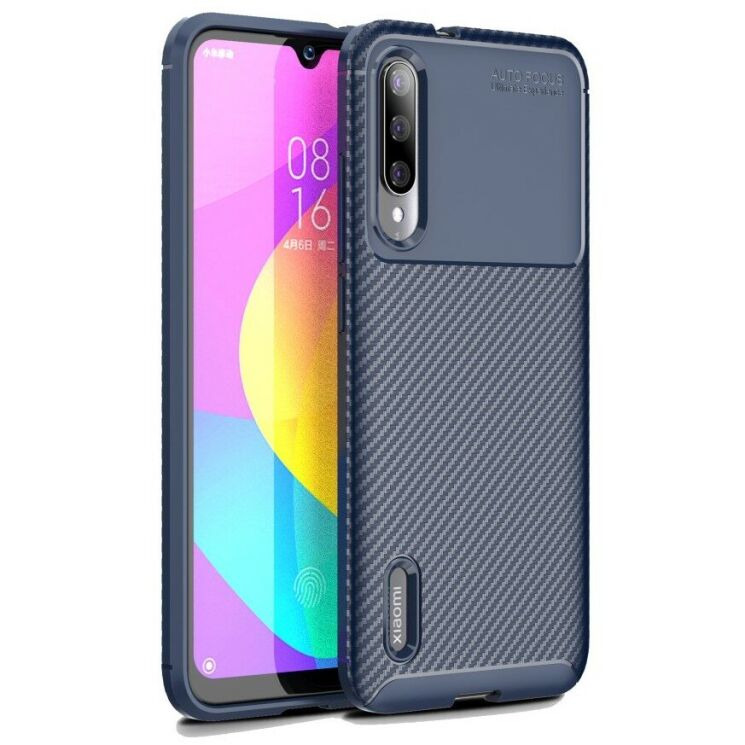 Захисний чохол Deexe Fusion для Xiaomi Mi CC9e / Mi A3 - Blue: фото 1 з 8