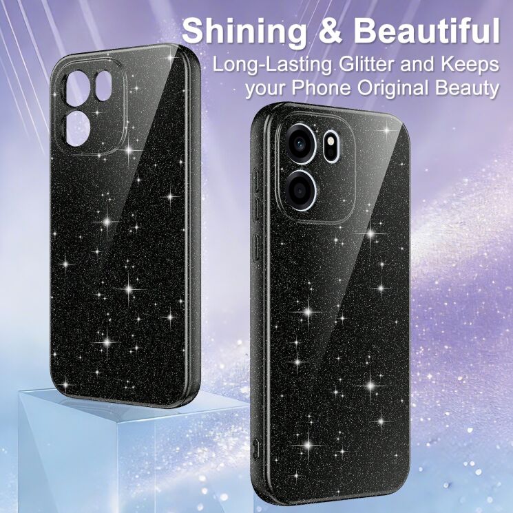 Защитный чехол Deexe Glitter Case with MagSafe для OnePlus Nord CE6 - Pink: фото 5 из 7