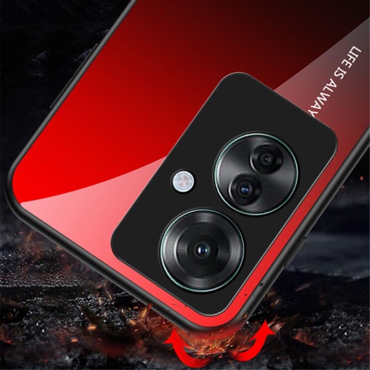 Защитный чехол Deexe Gradient Color для OPPO Reno 11F - Pink / Purple: фото 3 из 7