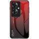 Защитный чехол Deexe Gradient Color для OPPO Reno 11F - Black / Red (351932BR). Фото 1 из 7
