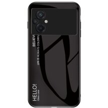 Защитный чехол Deexe Gradient Color для Xiaomi Poco M5 - Black: фото 1 из 5