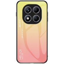 Защитный чехол Deexe Gradient Color для Xiaomi Redmi Note 14 Pro - Yellow: фото 1 из 8