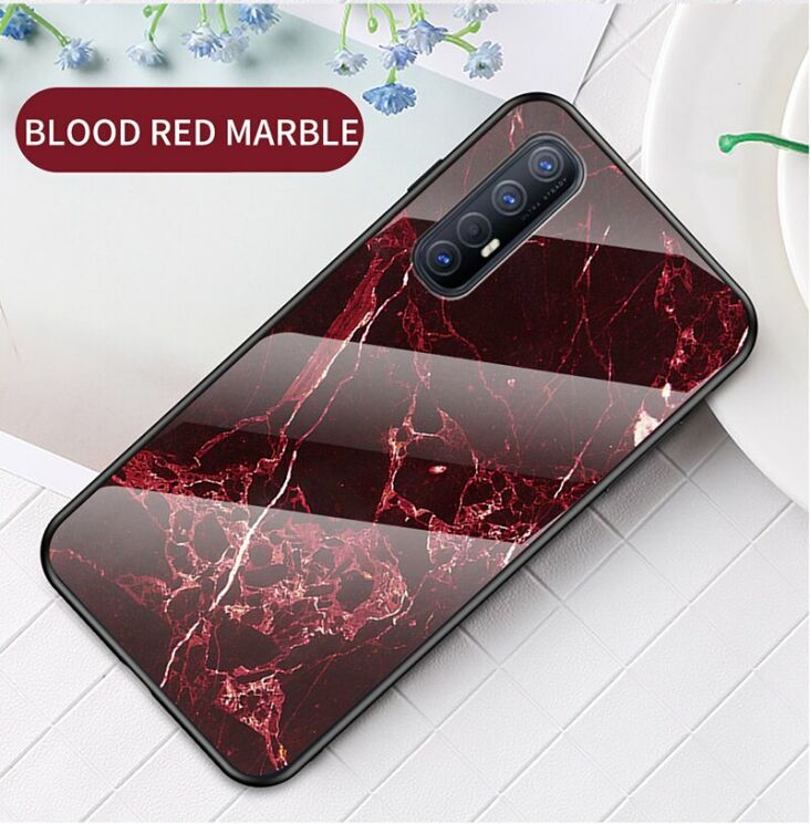 Защитный чехол Deexe Gradient Pattern для OPPO Reno 3 Pro - Red: фото 2 из 13