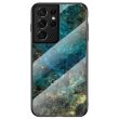Защитный чехол Deexe Gradient Pattern для Samsung Galaxy S21 Ultra - Jade (229012D)