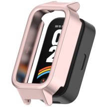 Защитный чехол Deexe Hard Frame для Xiaomi Mi Smart Band 9 Active / Redmi Band 3 - White / Orange: фото 1 из 7