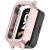 Защитный чехол Deexe Hard Frame для Xiaomi Mi Smart Band 9 Active / Redmi Band 3 - White / Orange: фото 1 из 7