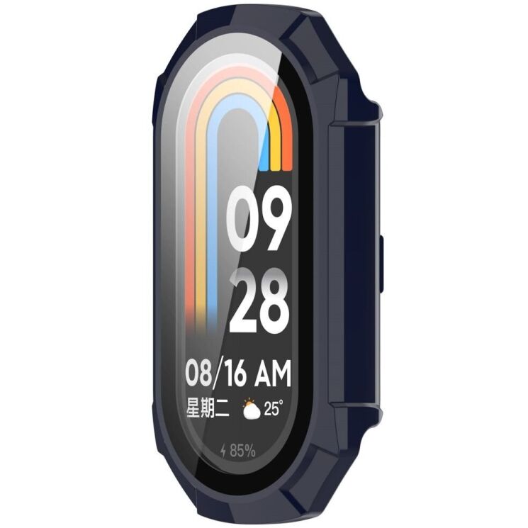 Защитный чехол Deexe Hard Frame для Xiaomi Mi Smart Band 9 - Dark Blue: фото 2 из 8