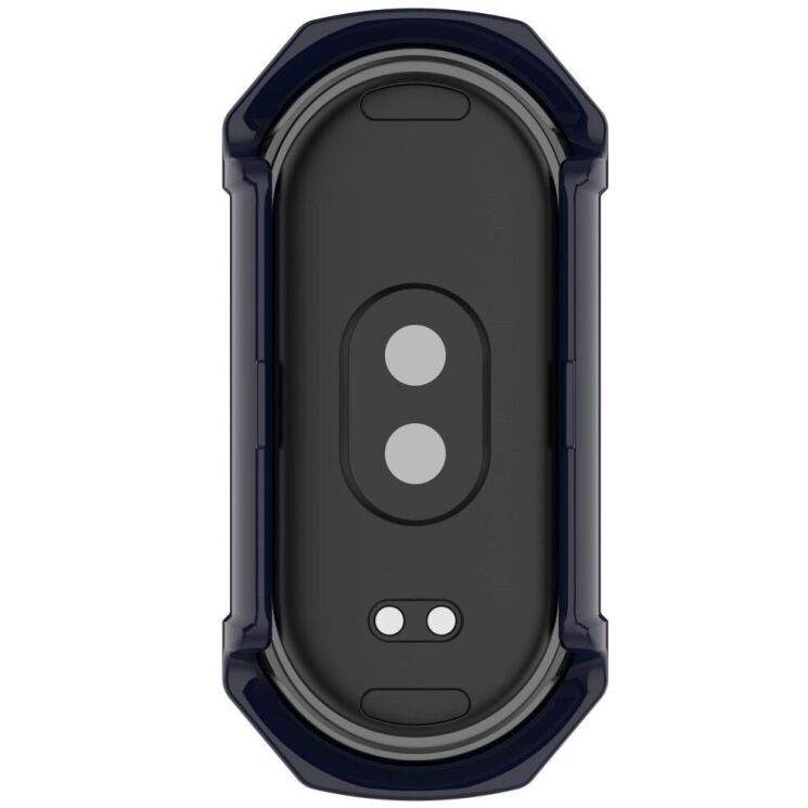 Защитный чехол Deexe Hard Frame для Xiaomi Mi Smart Band 9 - Dark Blue: фото 7 из 8
