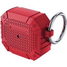 Защитный чехол Deexe Heavy Case для Apple AirPods 4 - Red: фото 1 из 7
