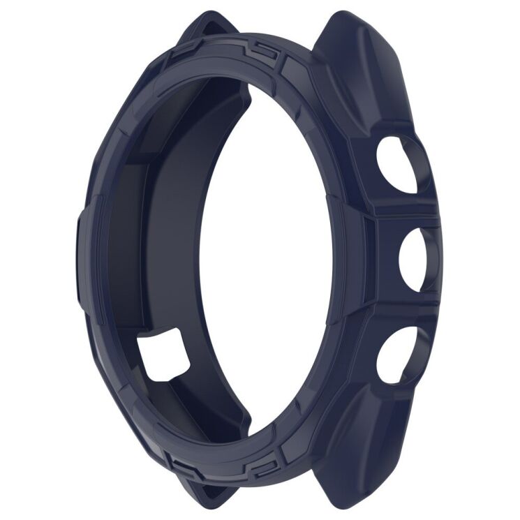 Захисний чохол Deexe Hollow Cover для Garmin Approach S70 47mm - Midnight Blue: фото 2 з 8