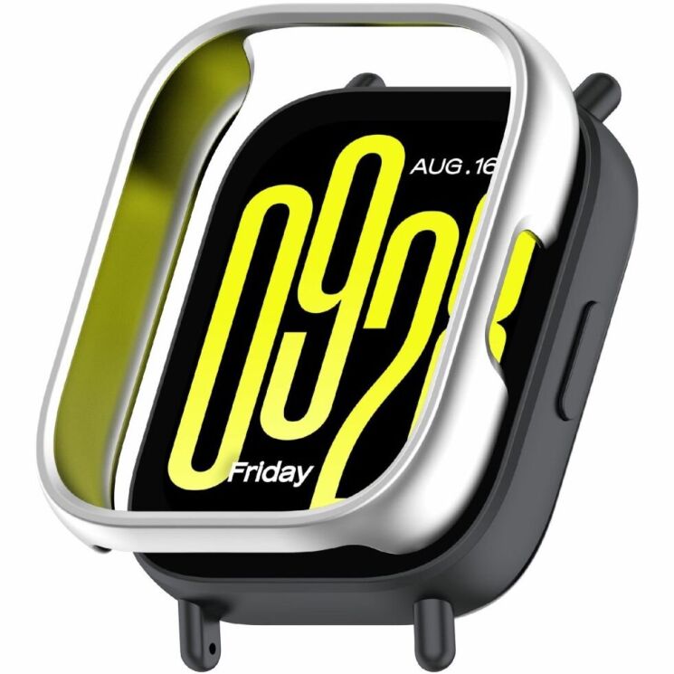 Защитный чехол Deexe Hollow Frame для Xiaomi Redmi Watch 5 Lite - Silver: фото 1 из 6