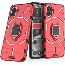Захисний чохол Deexe Hybrid Case для Nothing Phone (2) - Red: фото 1 з 6