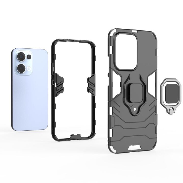 Защитный чехол Deexe Hybrid Case для OPPO Reno 13 5G - Blue: фото 5 из 6