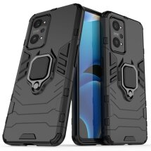 Захисний чохол Deexe Hybrid Case для Realme GT Neo 2 / GT Neo 3T - Black: фото 1 з 6