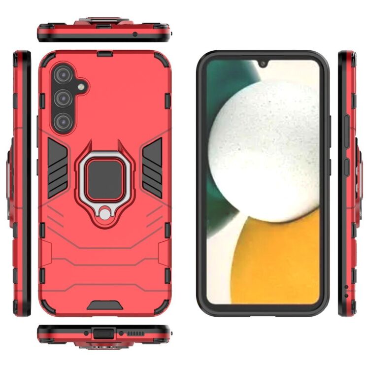 Защитный чехол Deexe Hybrid Case для Samsung Galaxy A34 (A346) - Red: фото 4 из 6