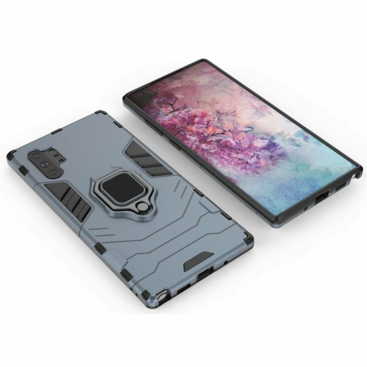 Защитный чехол Deexe Hybrid Case для Samsung Galaxy Note 10+ (N975) - Blue: фото 2 из 5