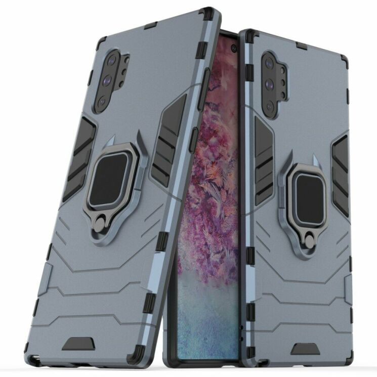 Защитный чехол Deexe Hybrid Case для Samsung Galaxy Note 10+ (N975) - Blue: фото 1 из 5
