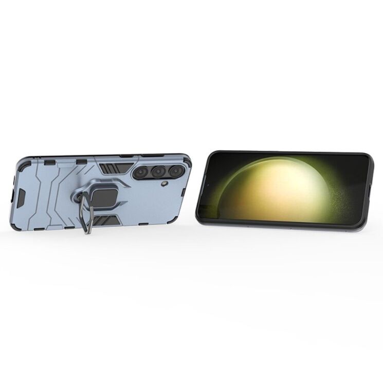 Защитный чехол Deexe Hybrid Case для Samsung Galaxy S24 Plus - Blue: фото 2 из 5