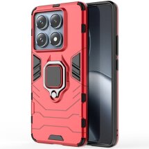 Защитный чехол Deexe Hybrid Case для Xiaomi 14T Pro - Red: фото 1 из 5