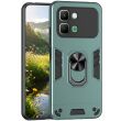 Защитный чехол Deexe Hybrid Shell для Infinix Note Edge - Green (409209G)