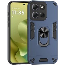 Захисний чохол Deexe Hybrid Shell для Motorola Moto G86 - Blue: фото 1 з 7