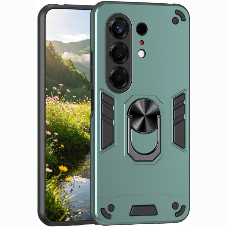 Защитный чехол Deexe Hybrid Shell для TECNO Camon 50 - Green: фото 1 из 7