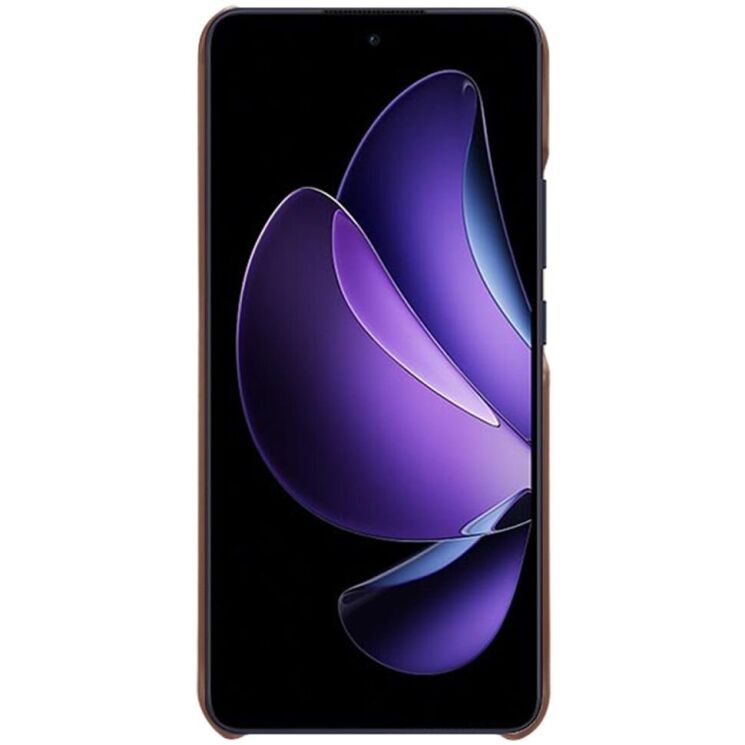 Защитный чехол Deexe Leather Back Cover для OPPO Reno 13 F/FS 5G - Brown: фото 3 из 5