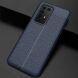 Защитный чехол Deexe Leather Cover для Huawei P40 Pro - Blue (256700L). Фото 3 из 11