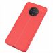 Защитный чехол Deexe Leather Cover для OnePlus 7T - Red (239605C). Фото 2 из 9