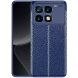 Защитный чехол Deexe Leather Cover для Xiaomi Poco F6 Pro - Blue (354924L). Фото 1 из 9