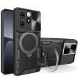 Защитный чехол Deexe Magnetic Space для TECNO Spark Go 2024 / Spark 20 / 20C - Black (343026B)