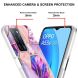 Защитный чехол Deexe Marble Pattern OPPO A54 - Light Purple (234139LV). Фото 4 из 4