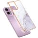 Защитный чехол Deexe Marble Style для Motorola Moto G24 / G04 / G04s / E14 - White (347839W). Фото 2 из 6