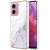Защитный чехол Deexe Marble Style для Motorola Moto G24 / G04 / G04s / E14 - White: фото 1 из 6