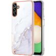 Защитный чехол Deexe Marble Style для Samsung Galaxy A36 (A366) - White (372067W)