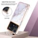 Защитный чехол Deexe Marble Style для Xiaomi Poco X6 Pro - Purple (345857V). Фото 3 из 6