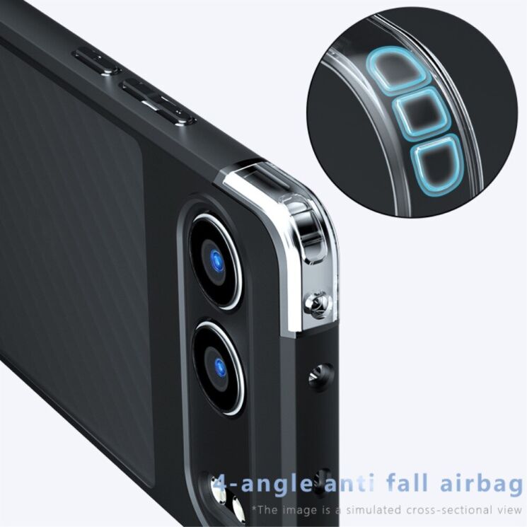 Защитный чехол Deexe Matte Skin для OnePlus Nord 4 - Black: фото 5 из 12