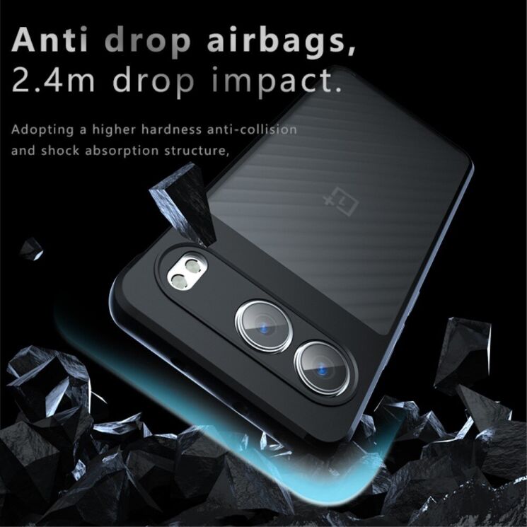Защитный чехол Deexe Matte Skin для OnePlus Nord 4 - Black: фото 4 из 12