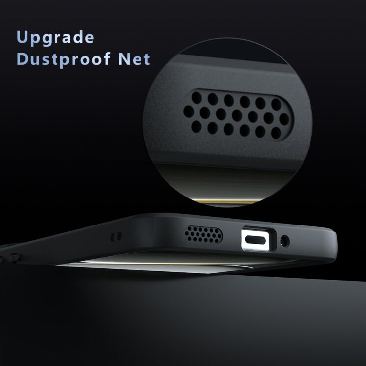 Защитный чехол Deexe Matte Skin with MagSafe для OnePlus 15R / Ace 6 / Ace 6T - Black: фото 9 из 14