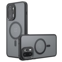 Захисний чохол Deexe Matte Skin with MagSafe для OnePlus 15R / Ace 6 / Ace 6T - Black: фото 1 з 14