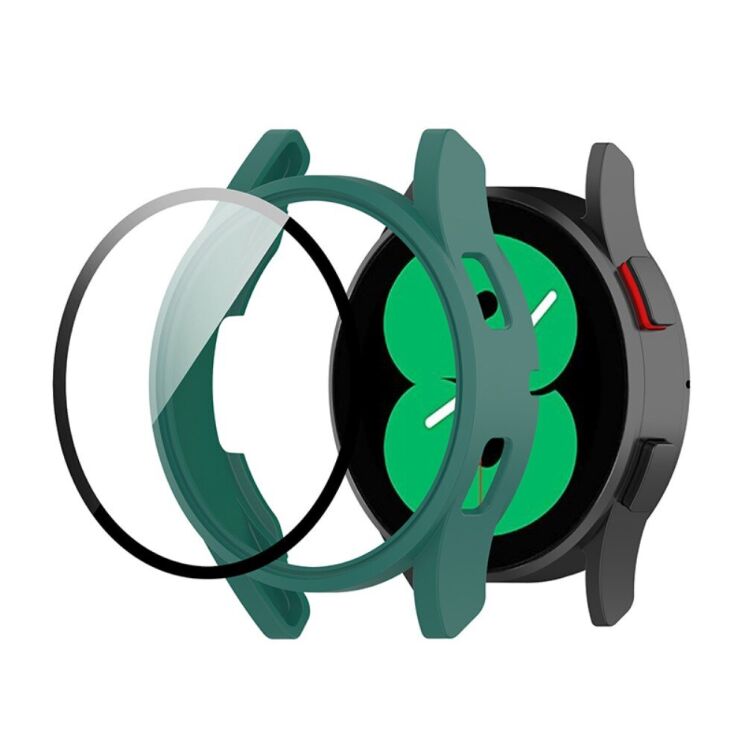 Защитный чехол Deexe Protective Frame для Samsung Galaxy Watch 4 (40mm) - Green: фото 2 из 7