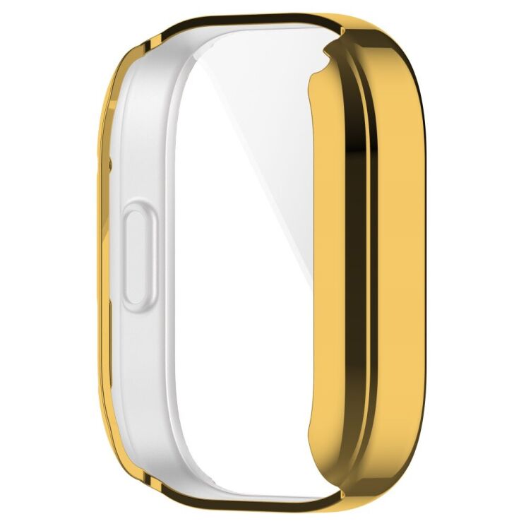 Захисний чохол Deexe Silicone Frame для Xiaomi Redmi Watch 3 - Gold: фото 5 з 6