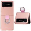 Защитный чехол Deexe Ring Case для Samsung Galaxy Flip 4 - Rose Gold (302203RG)