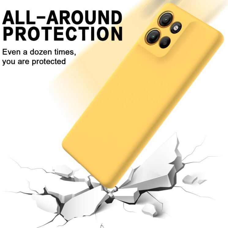 Защитный чехол Deexe Silicone Case для Motorola Moto G15 Power - Black: фото 5 из 9