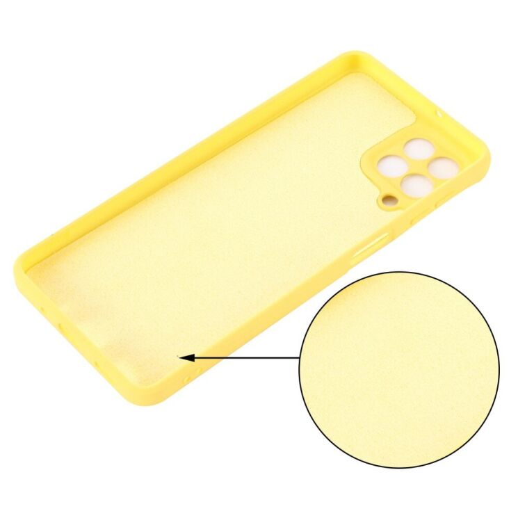 Защитный чехол Deexe Silicone Case для Samsung Galaxy M53 (M536) - Yellow: фото 4 из 10