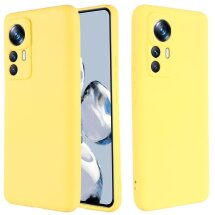Защитный чехол Deexe Silicone Case для Xiaomi 12T - Yellow: фото 1 из 7